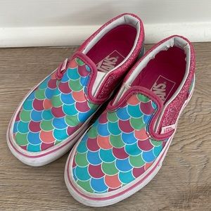 Vans Classic Slip-Ons Mermaid Scale Print